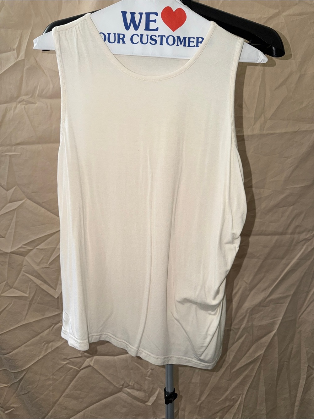 Threads 4 Thought Ivory Scoop Neck Tank